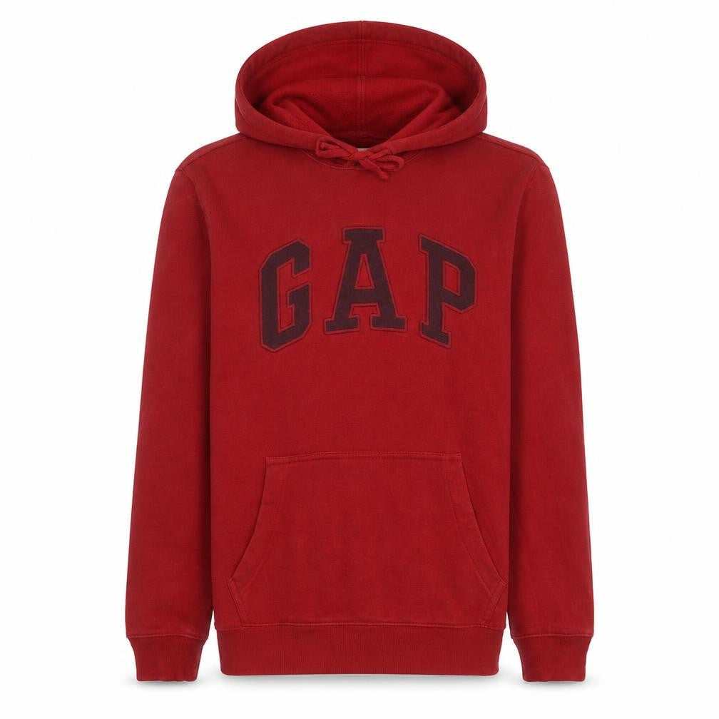 Gap Men's Red XS Pullover Logo Hoodie Sweatshirt
