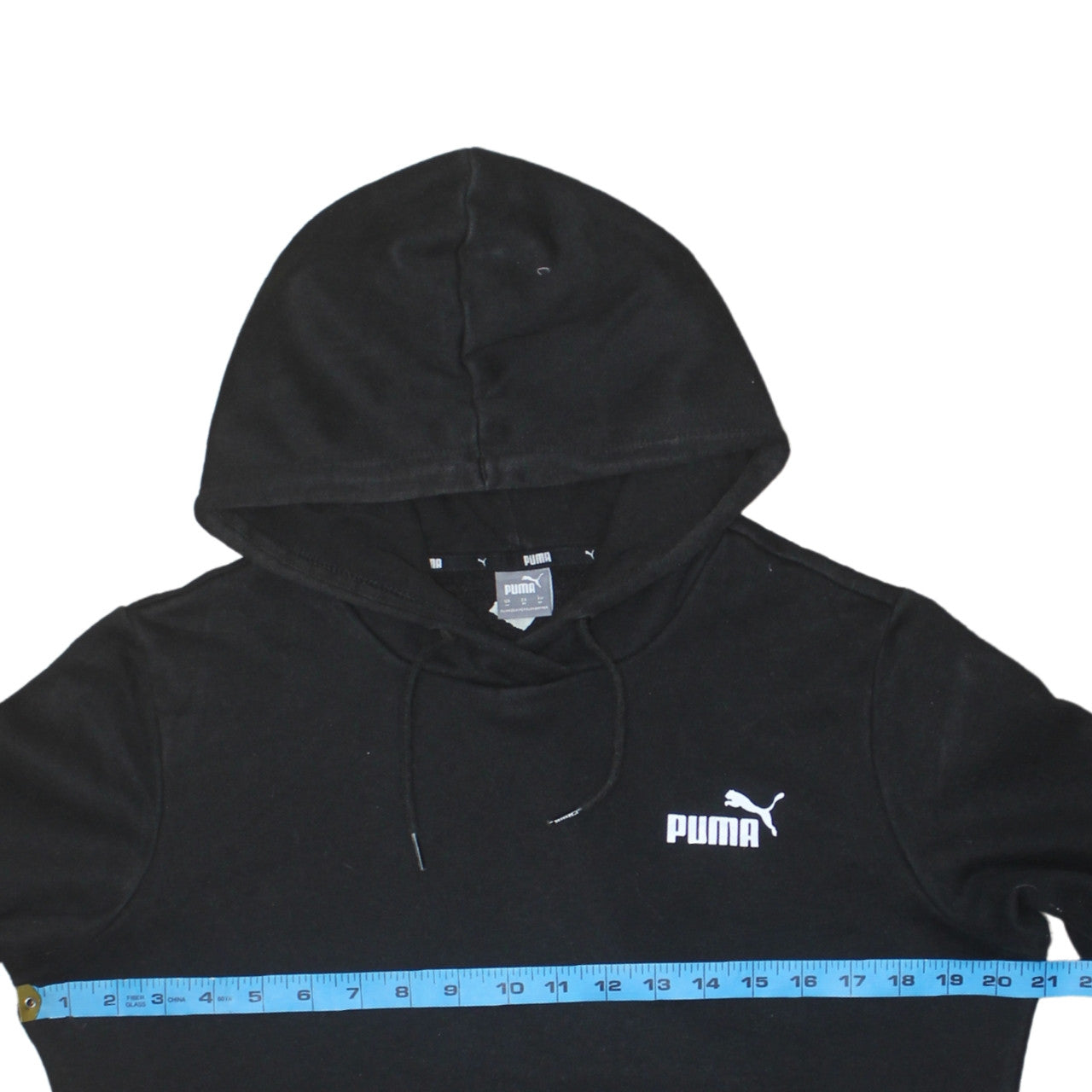 Puma Womens Black Pullover Hoodie Medium Sportswear Casual