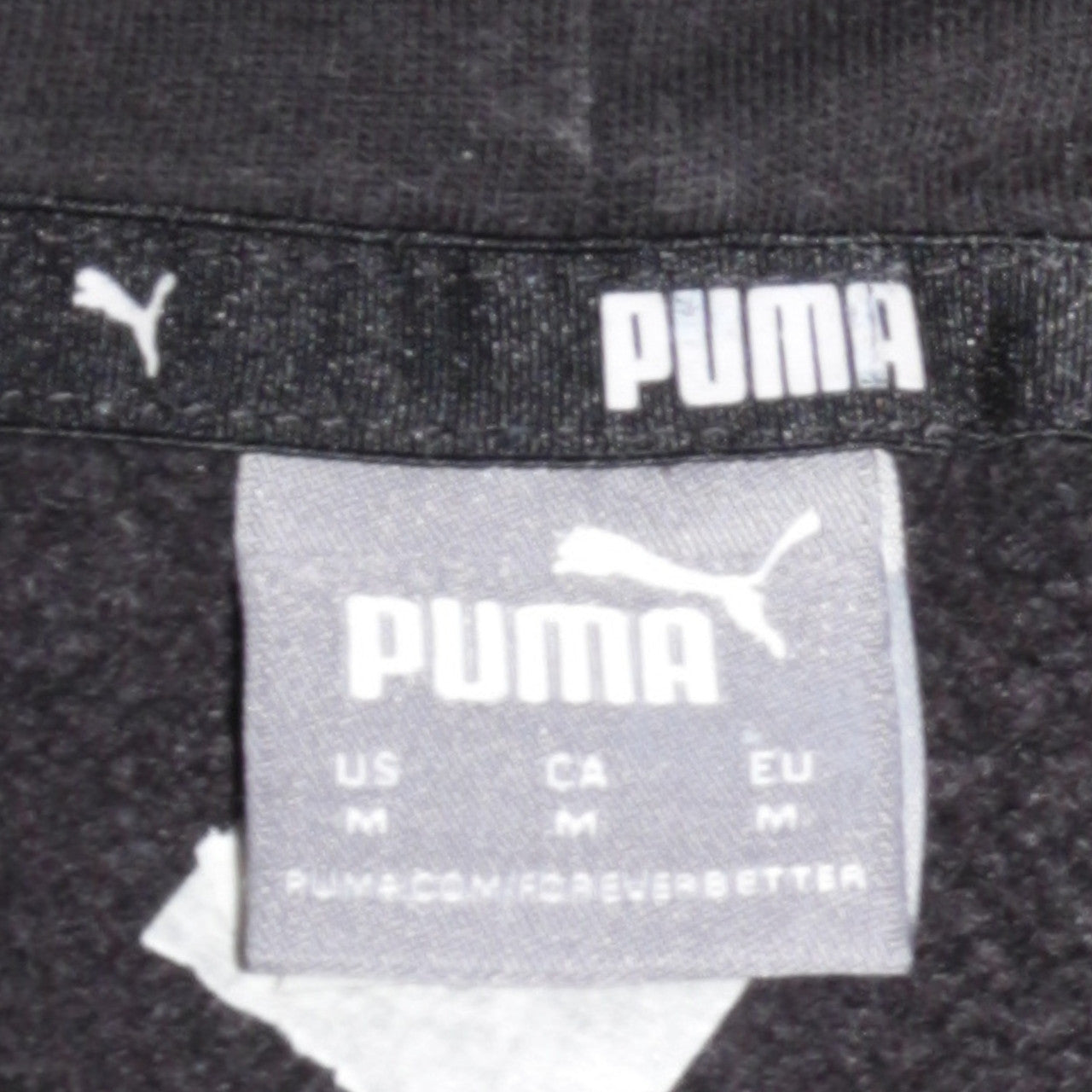 Puma Womens Black Pullover Hoodie Medium Sportswear Casual