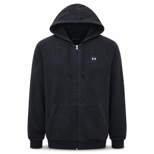 Under Armour Men's Black Small Full Zip Hoodie ColdGear Fleece