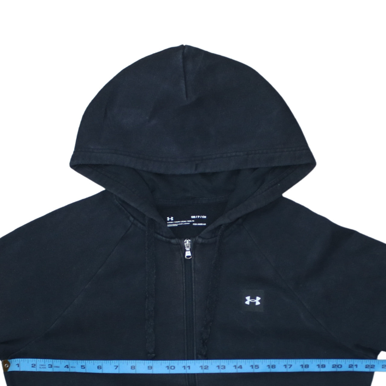 Under Armour Men's Black Small Full Zip Hoodie ColdGear Fleece