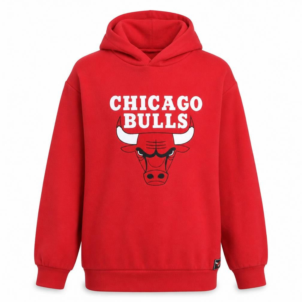 Primark NBA Boys Red Chicago Bulls Pullover Hoodie 14-15 Years