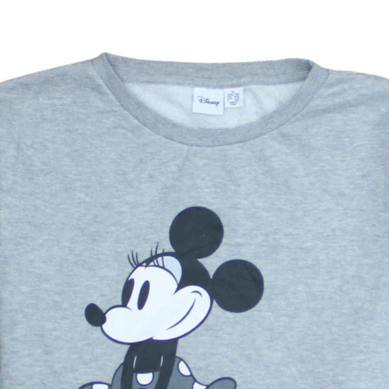 Disney Womens Grey Minnie Mouse Sweatshirt XL Pullover