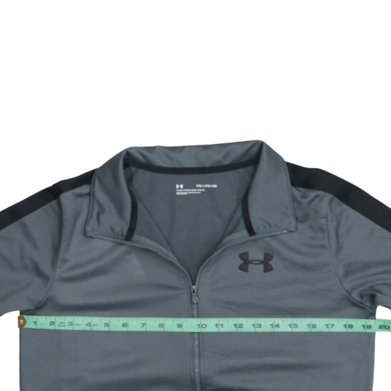 Under Armour Boys Grey Track Jacket Size 16 Years Full Zip Sportswear