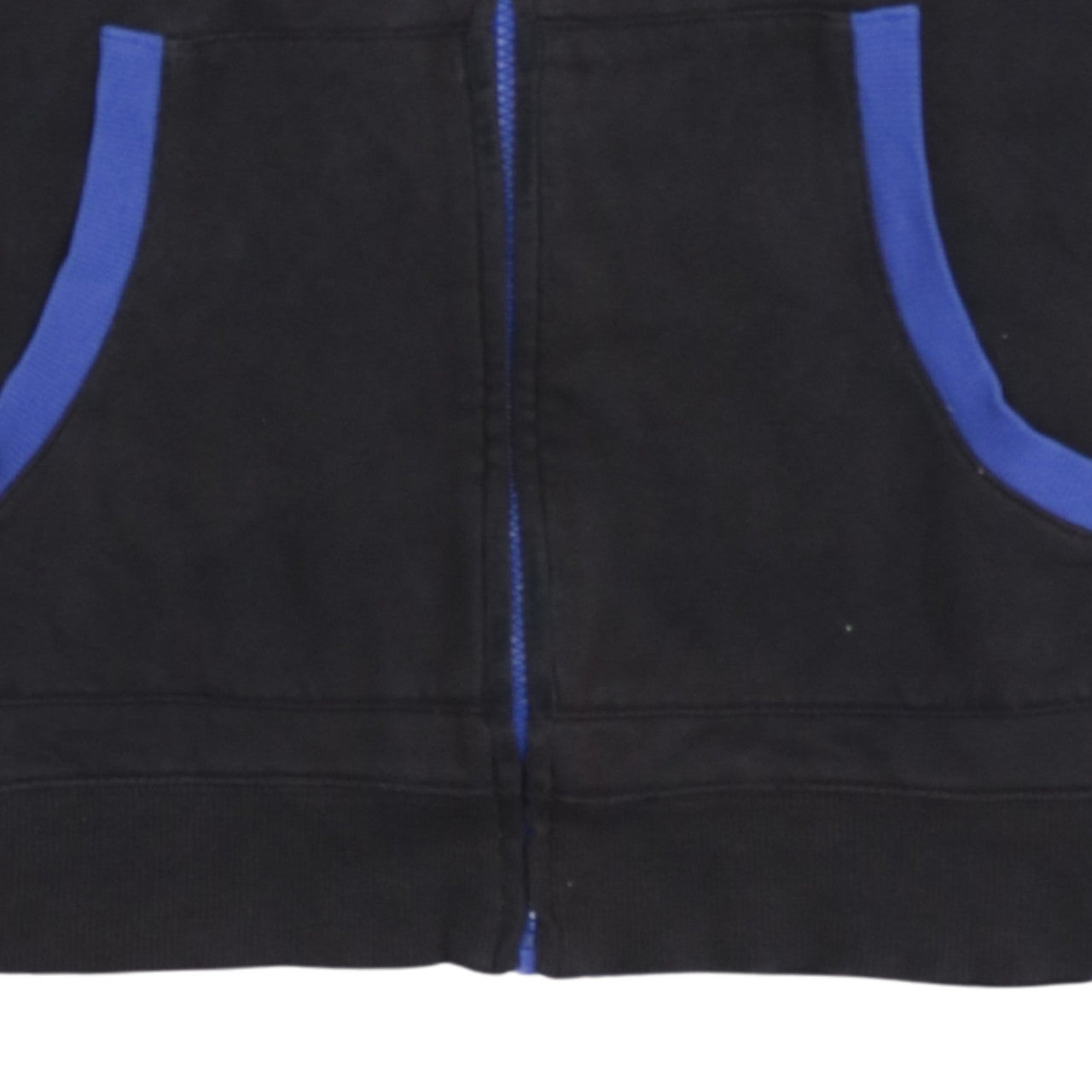 Adidas Teens Black Full Zip Hoodie with Logo Size 14