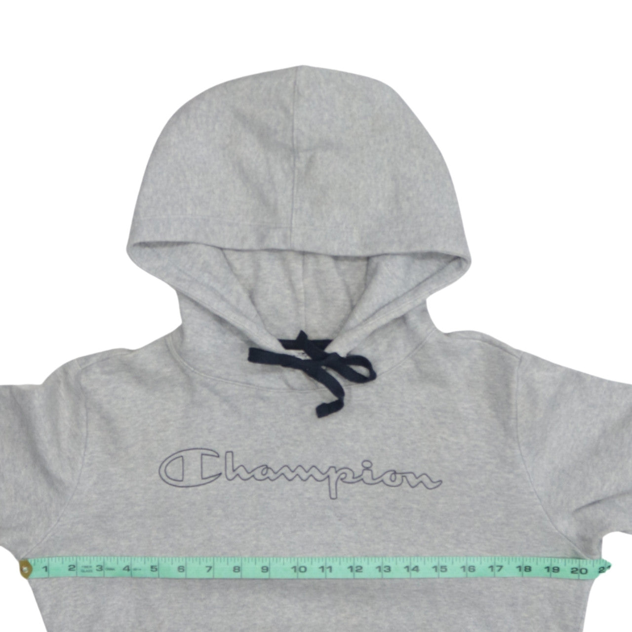 Champion Men's Grey Pullover Hoodie Large Sports Fleece