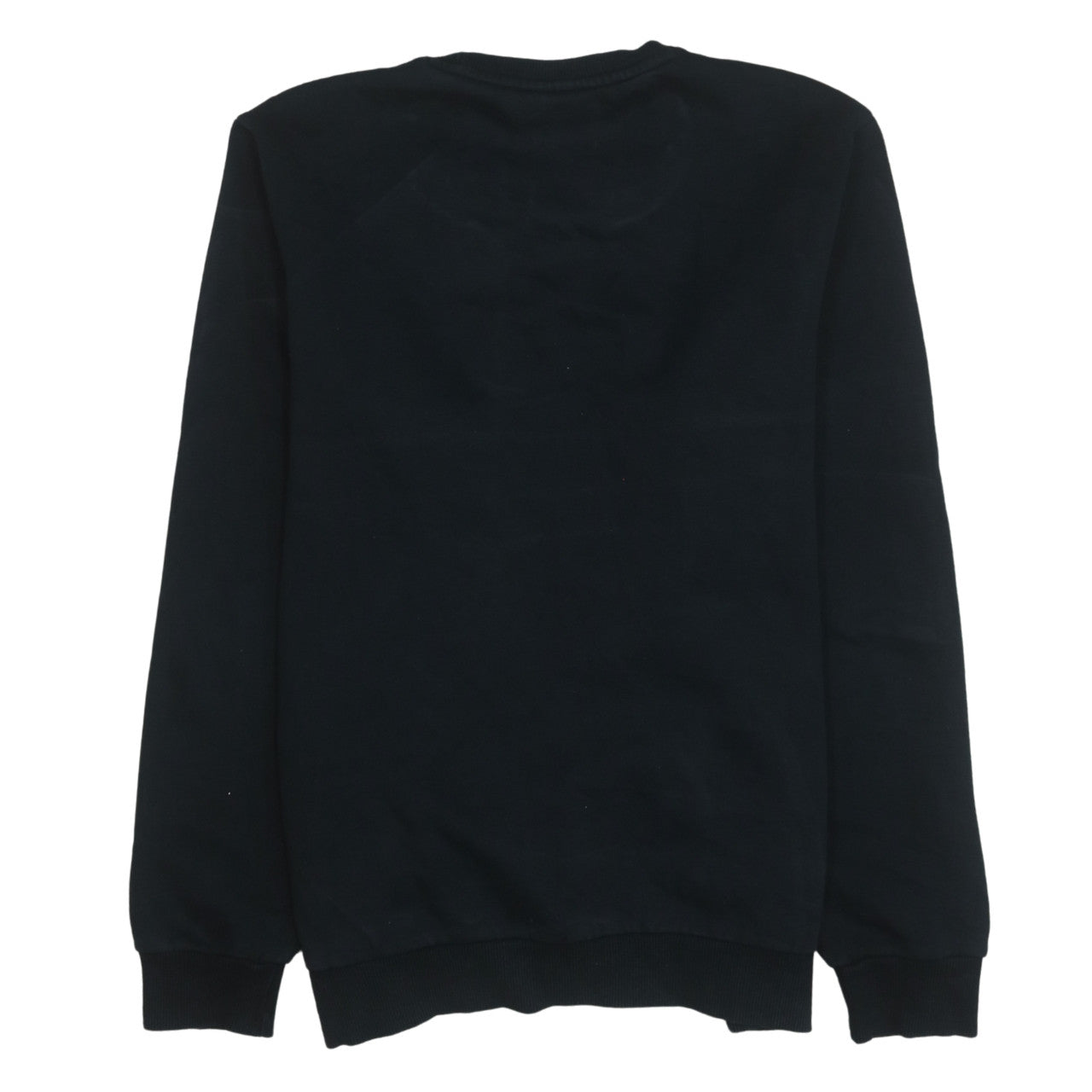 Puma Men’s Black Crew Neck Logo Sweatshirt Size M Regular Fit