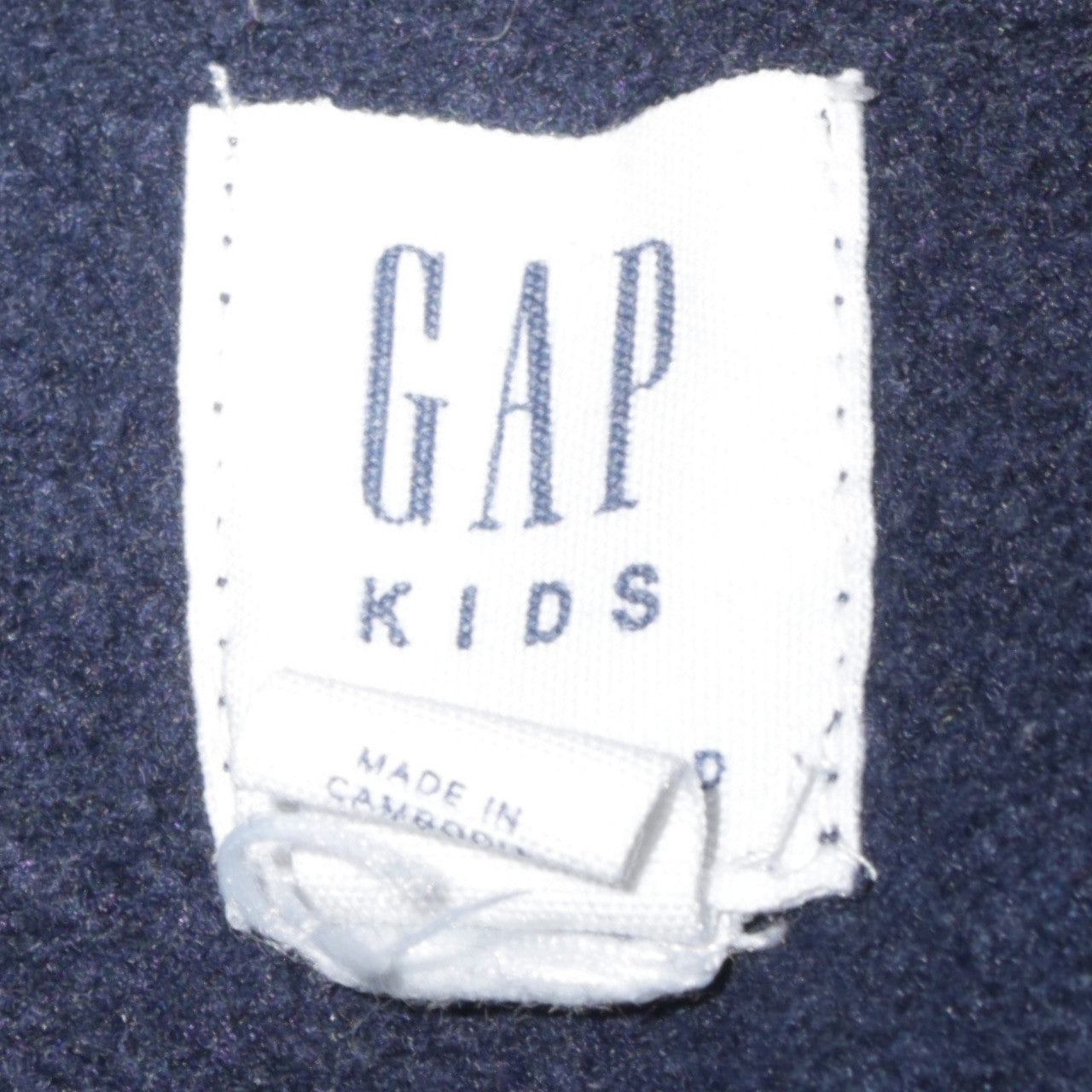 GAP Kids Boys Navy Blue Pullover Hoodie 13-14 Years Cotton Fleece