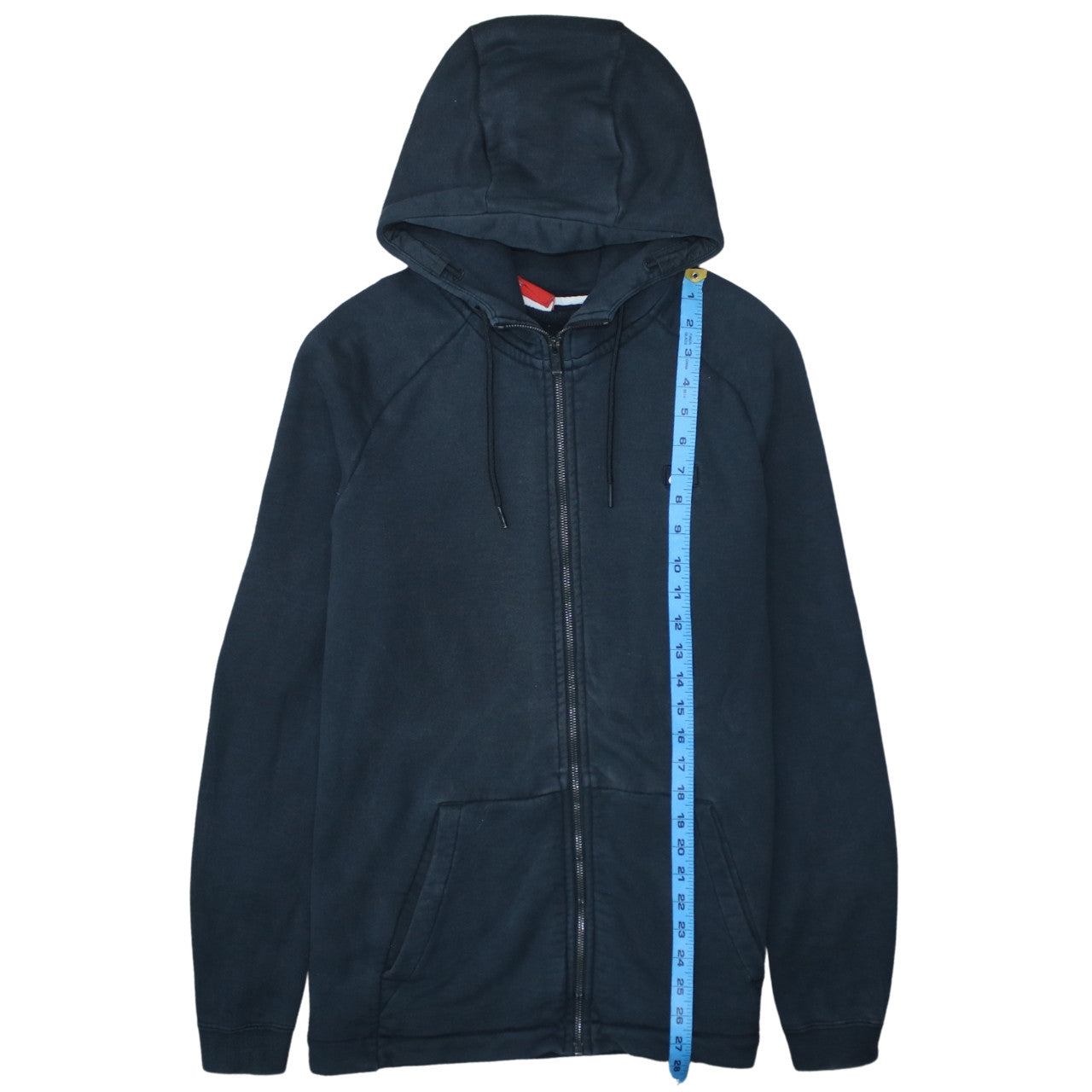 Nike Men's Black Full Zip Hoodie L Regular Fit Fleece Sweatshirt
