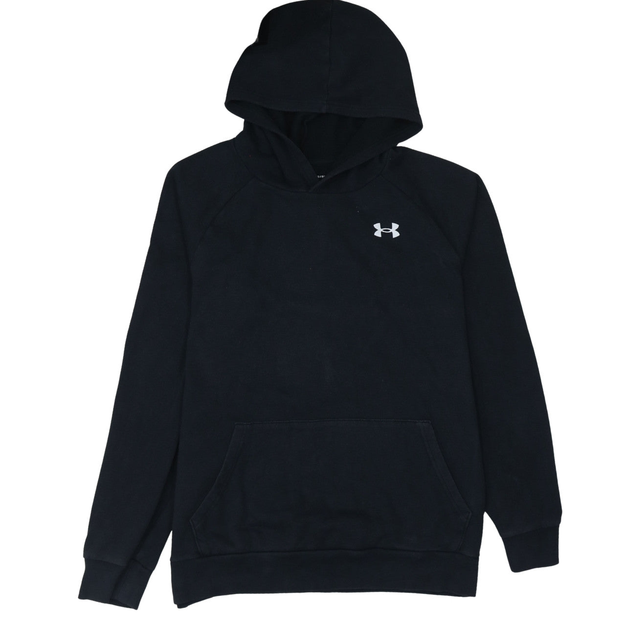 Under Armour Boys Black Size YXL Pullover Hoodie Loose Fit Sweatshirt