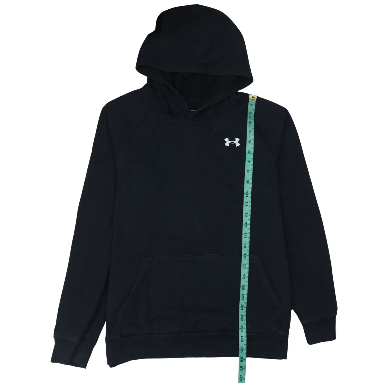 Under Armour Boys Black Size YXL Pullover Hoodie Loose Fit Sweatshirt