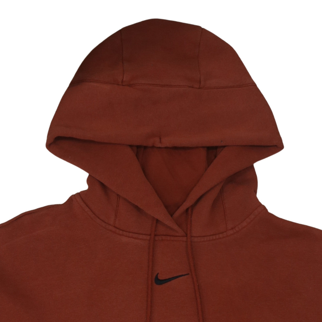 Nike Womens Brown XL Pullover Hoodie with Black Logo