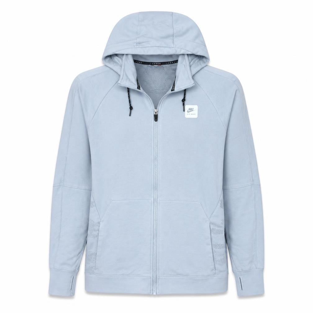 Nike Air Max Women’s Grey Full Zip Hoodie XL Cotton Blend