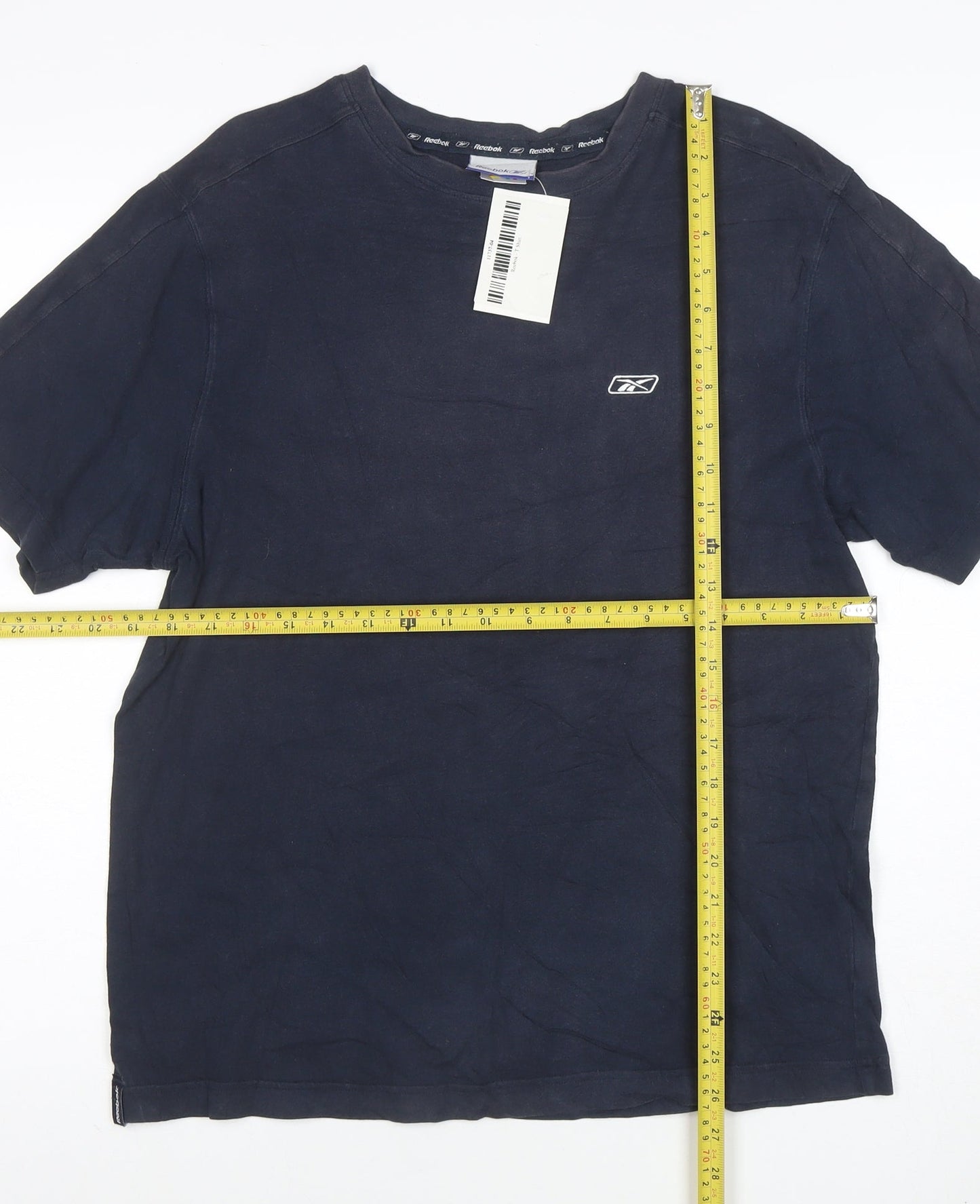 Reebok Men’s Blue M Crew Neck Cotton Jersey T-Shirt