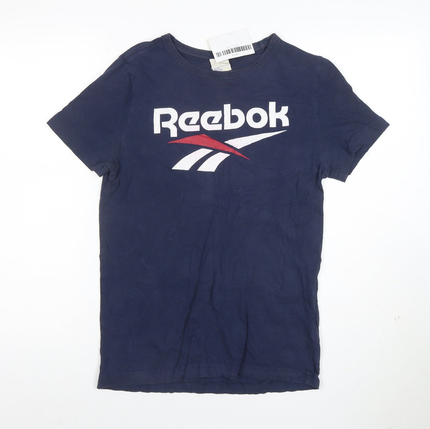 Reebok Men's Blue Small Classic Logo Graphic T-Shirt