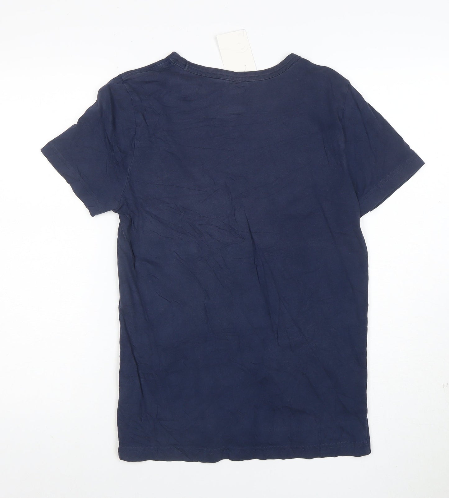 Reebok Men's Blue Small Classic Logo Graphic T-Shirt