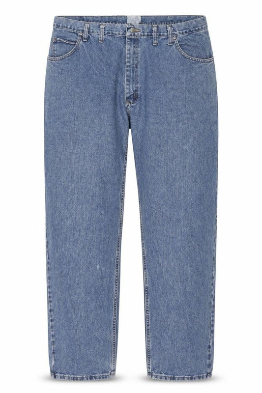 Wrangler Men's Blue Relaxed Fit Straight Leg Jeans 44x32