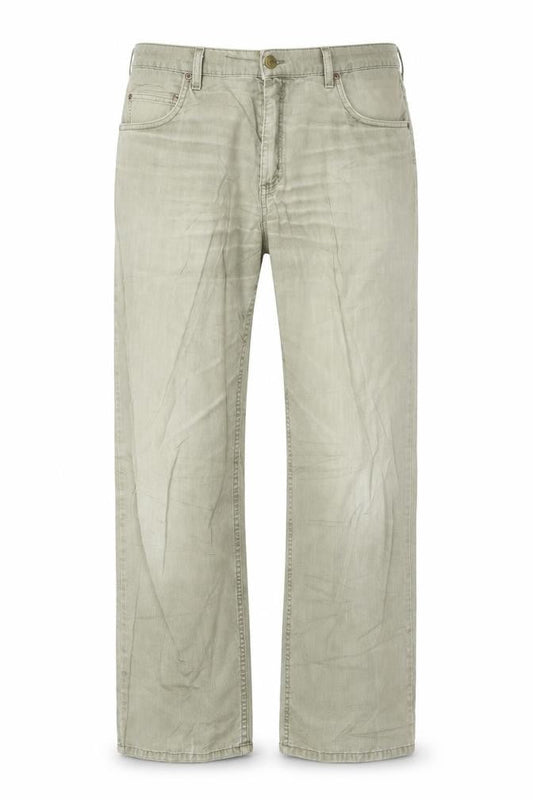 Lee Men's Beige Brooklyn Straight Jeans 32W 32L Regular Fit