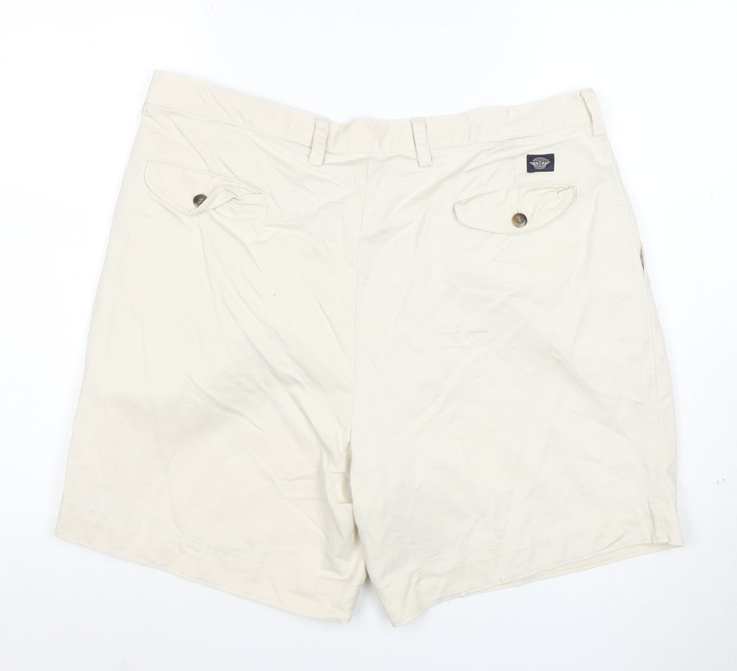 Dockers Men's Beige Chino Shorts Size 40 Regular Fit Cotton