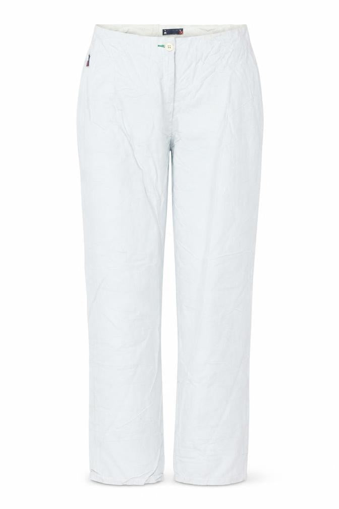 Tommy Hilfiger Womens White Chino Trousers Size 4 Cotton Preppy