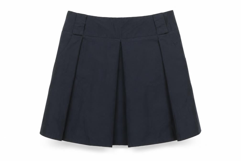 River Island Womens Black Pleated Short Skirt Size 10