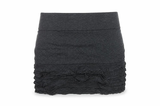 Ted Baker Women’s Grey Mini Stretch Ruffle Skirt Size 12