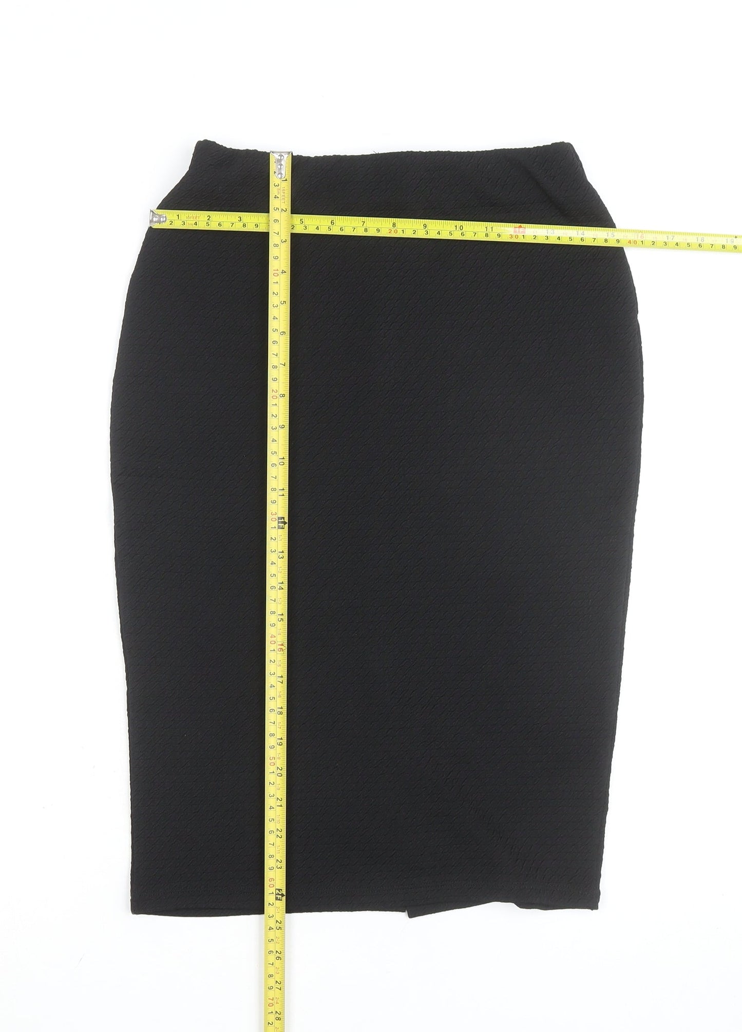 New Look Women’s Black Size 10 Pencil Stretch Skirt
