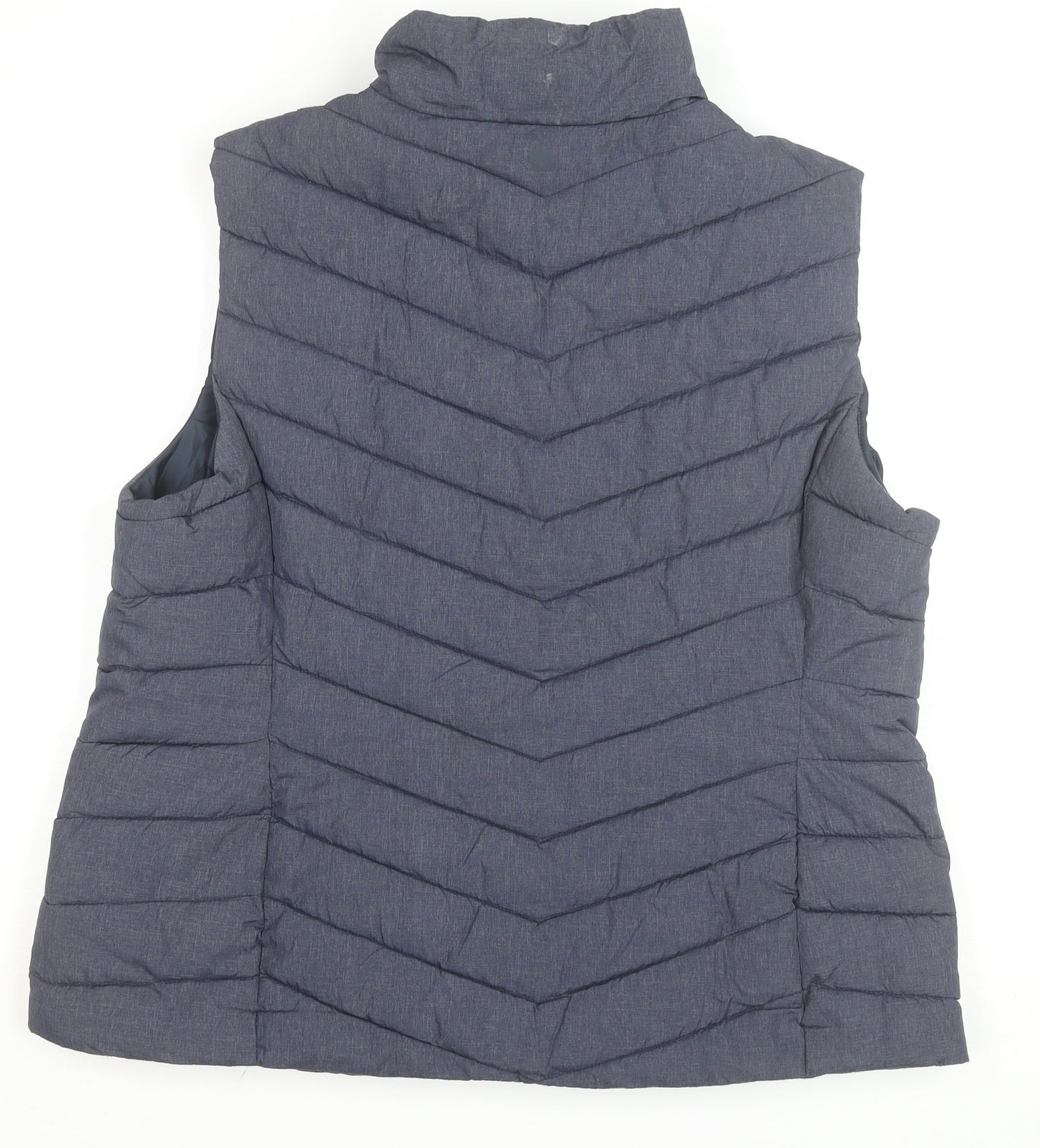 Mountain Warehouse Men's Blue Puffer Waistcoat Size L Lined Outdoor Vest
