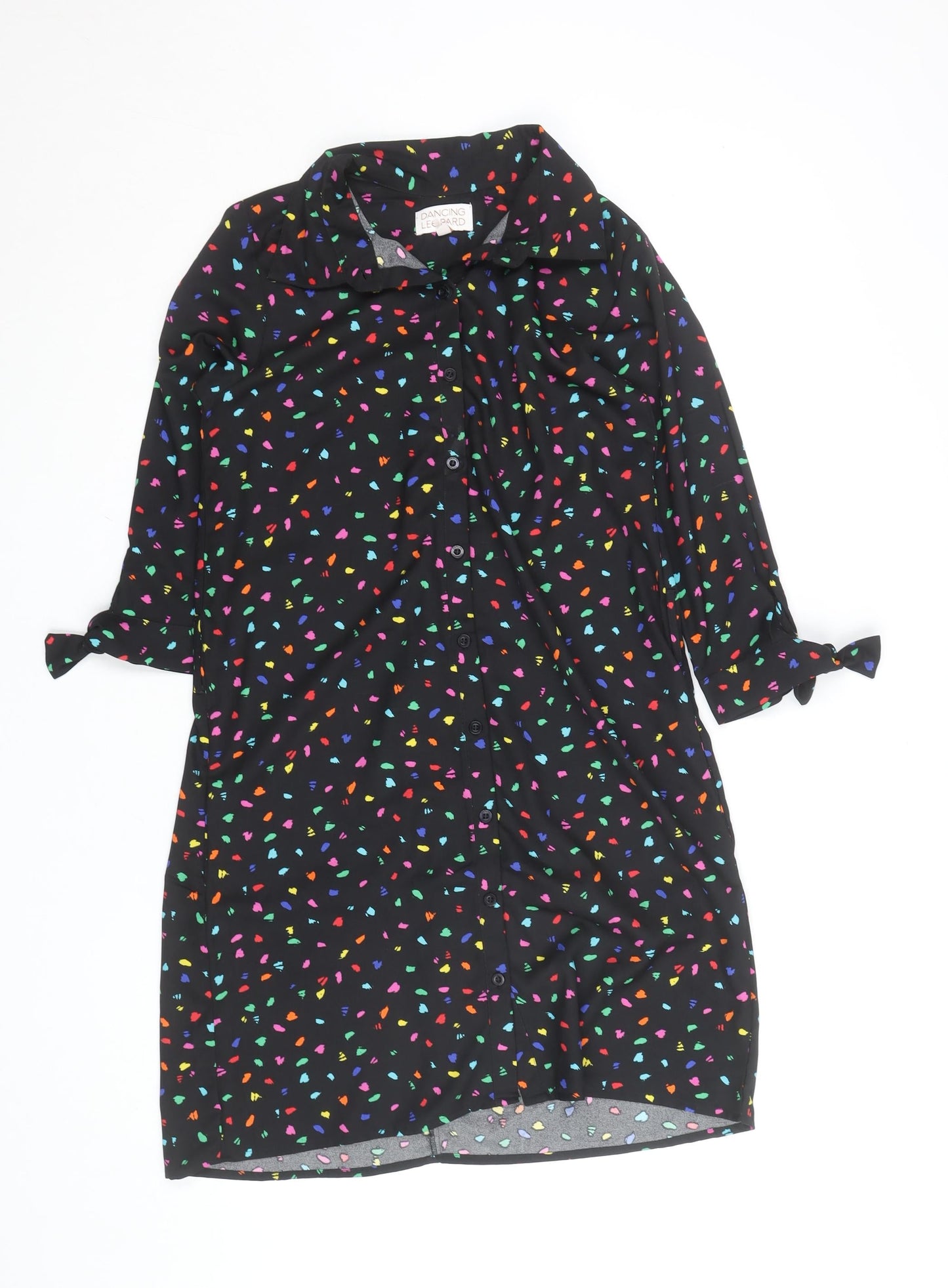 Dancing Leopard Women's Multicoloured Shirt Dress Size 10