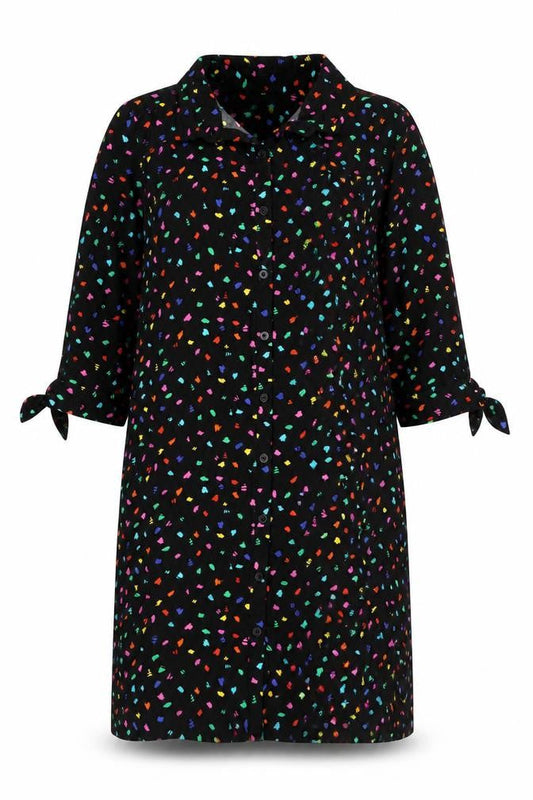 Dancing Leopard Women's Multicoloured Shirt Dress Size 10