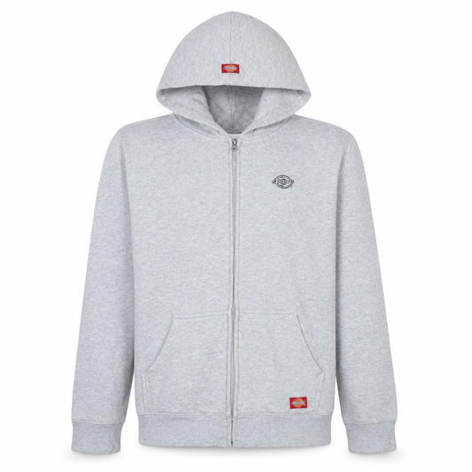 Dickies Men’s Grey Full Zip Hoodie Size M Regular Fit Fleece