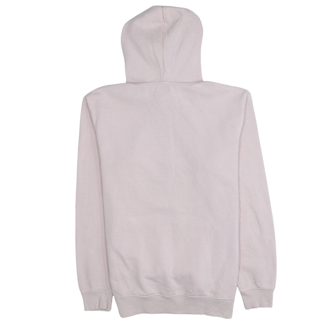 DC Shoes Womens Beige Hoodie Large Logo Pullover Fleece Sweatshirt