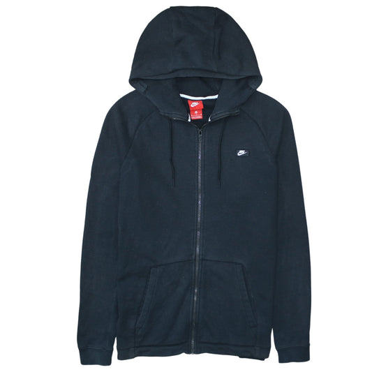 Nike Men’s Black Full Zip Hoodie Size M Fleece Sportswear