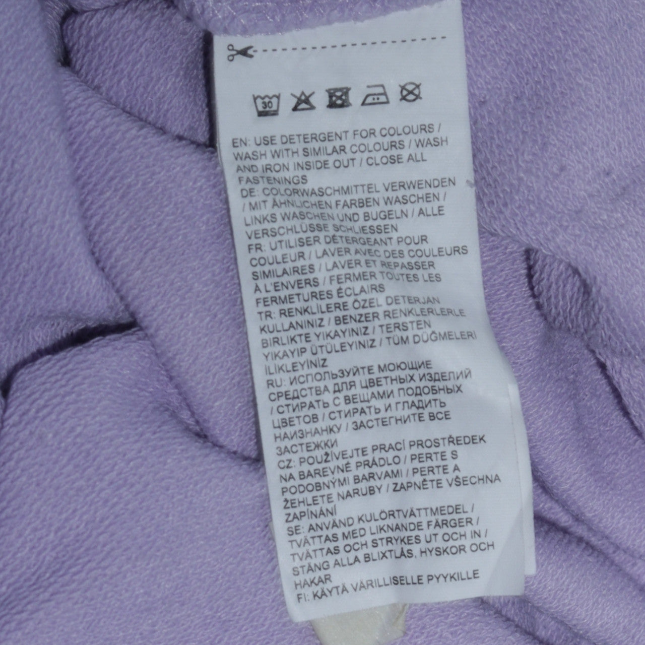 Puma Men's Lilac 1/2 Zip Sweatshirt L Cotton Blend Logo Pullover