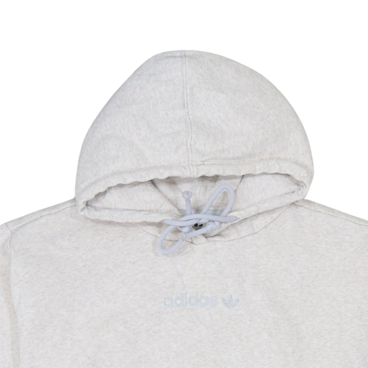 Adidas Women Beige Pullover Hoodie UK 12 Classic Logo Sweatshirt