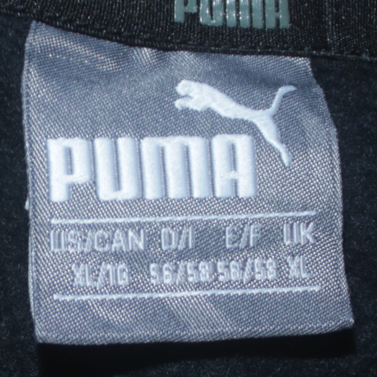 Puma Men’s Black XL Crew Neck Logo Pullover Sweatshirt