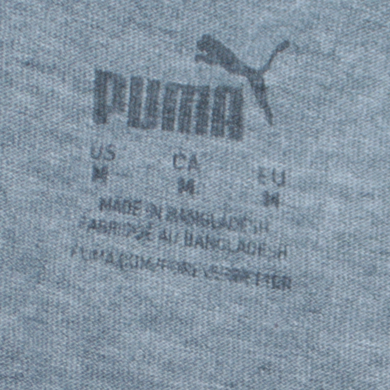 Puma Men's Grey Graphic Logo Regular Fit T-Shirt Size M