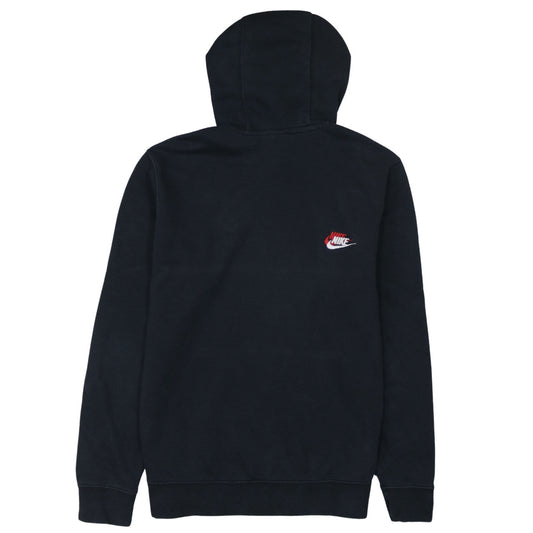 Nike Men’s Black Pullover Hoodie M Logo Embroidered Sportswear