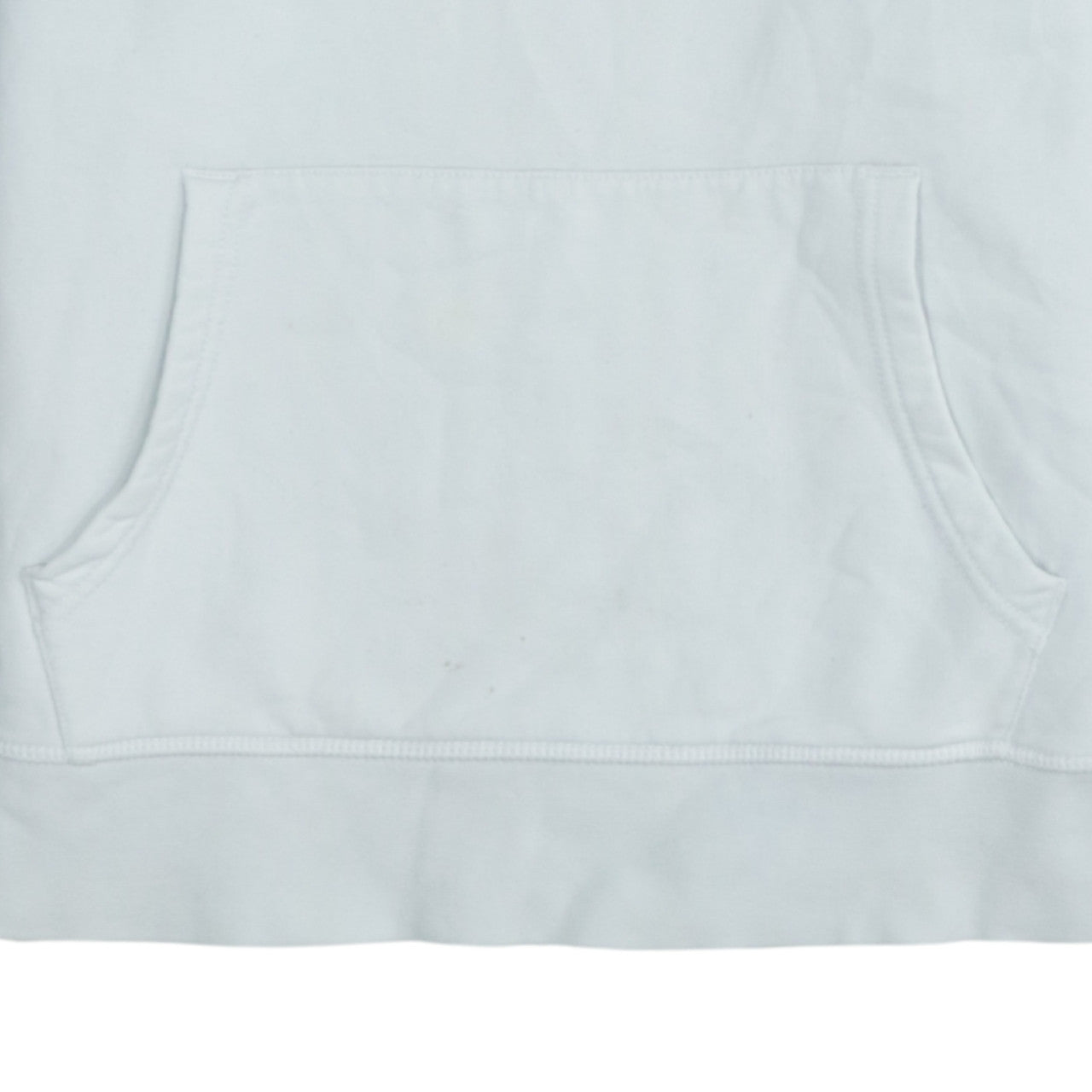 Tommy Hilfiger Men's White Pullover Hoodie M Logo Fleece Sweatshirt