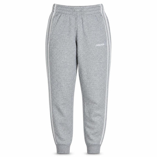 adidas Women's Grey XS Tapered Sweatpants with Logo Stripes