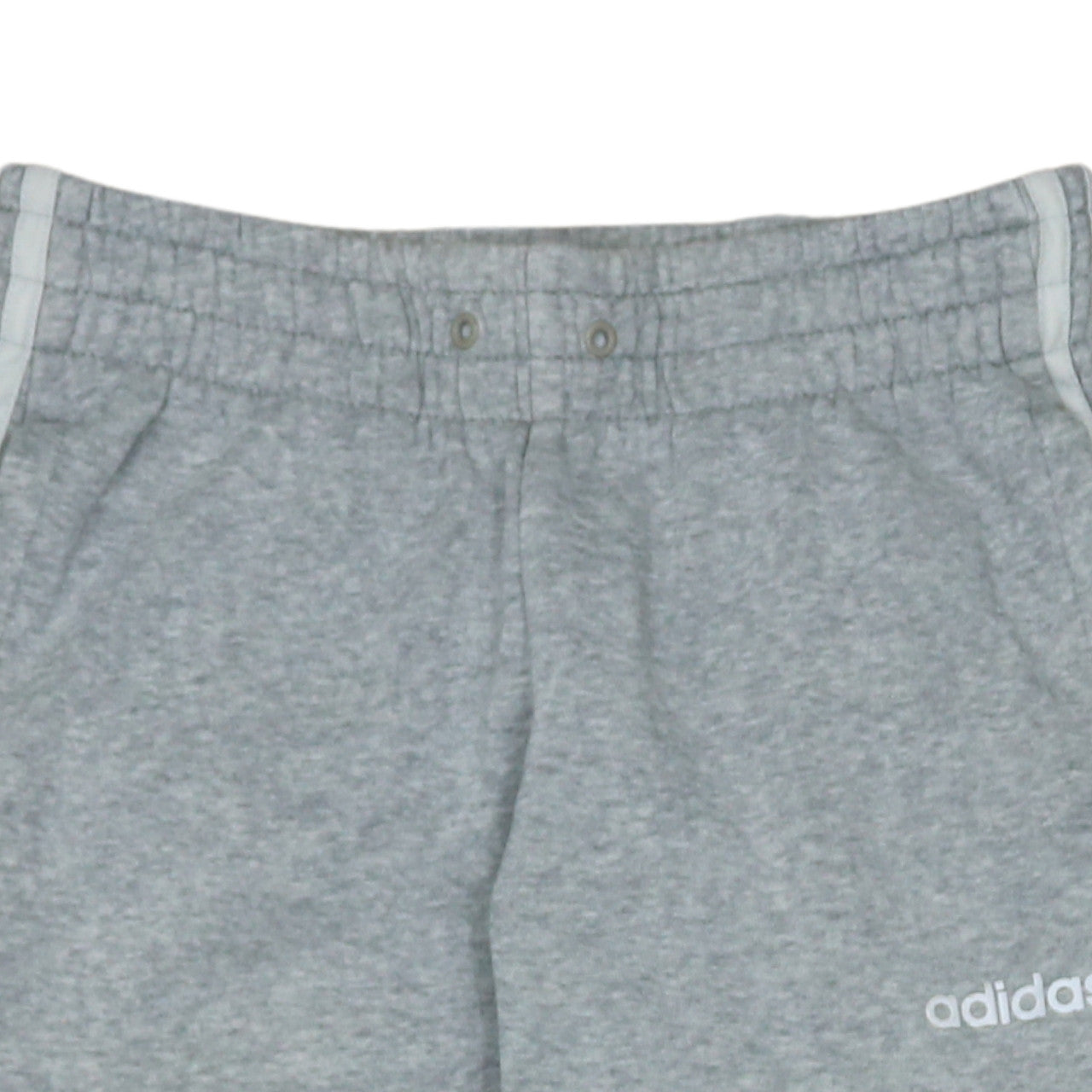 adidas Women's Grey XS Tapered Sweatpants with Logo Stripes