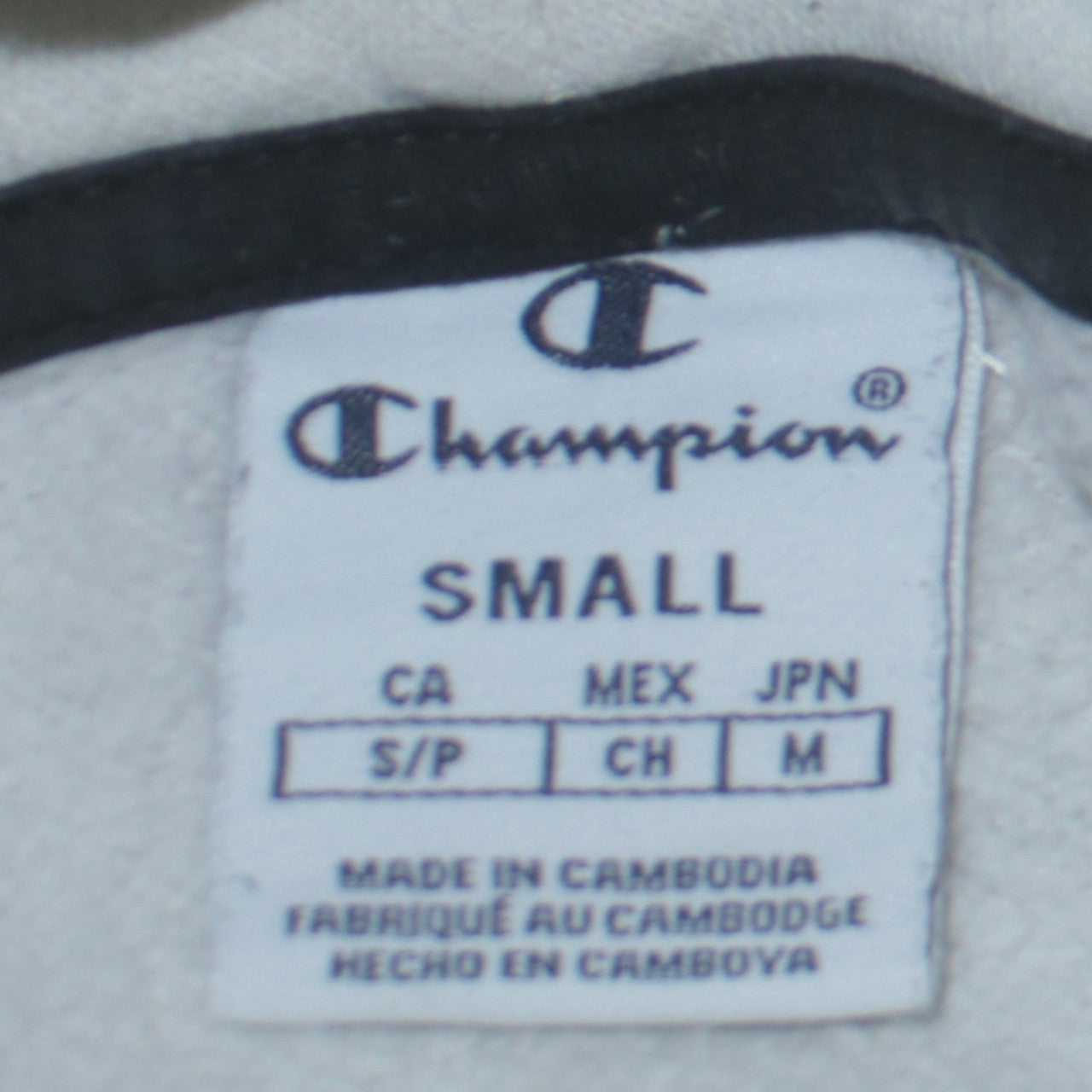 Champion Women's White Logo Print Pullover Hoodie Size S