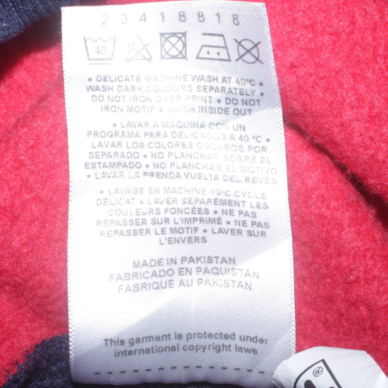 Fila Men's Multicoloured Crew Neck Pullover Sweatshirt Size S