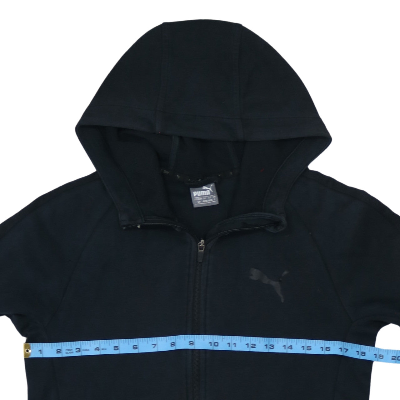 Puma Men's Black Full Zip Hoodie Size S Regular Fit