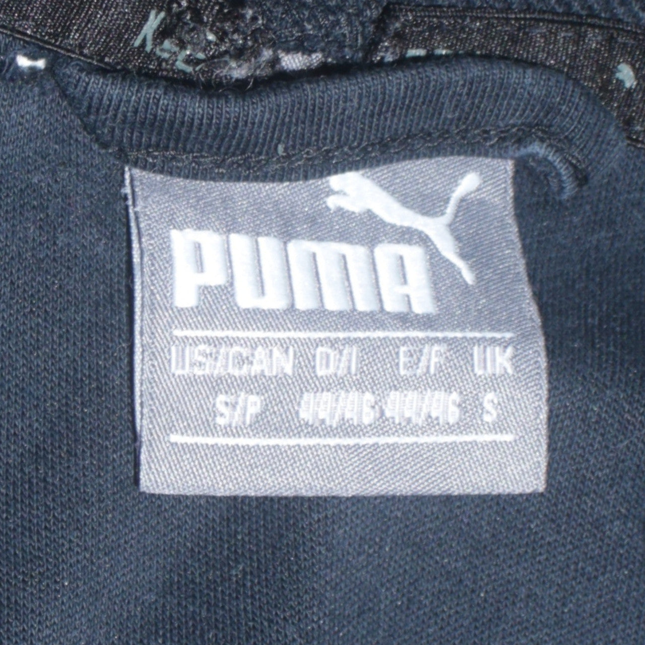 Puma Men's Black Full Zip Hoodie Size S Regular Fit