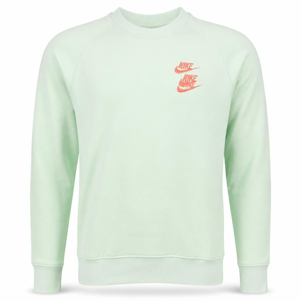 Nike Men's Green XS Pullover Sweatshirt with Embroidered Logo