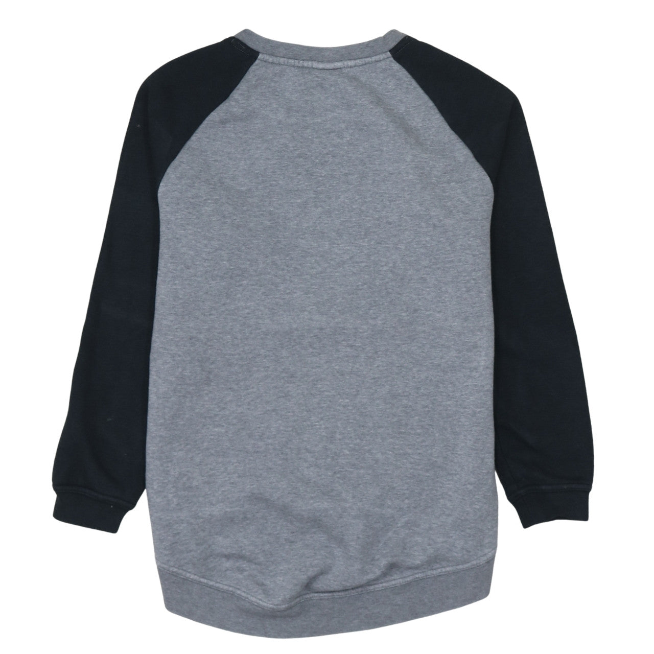 Nike Men Grey Black Air Logo Crew Neck Pullover Sweatshirt Size S