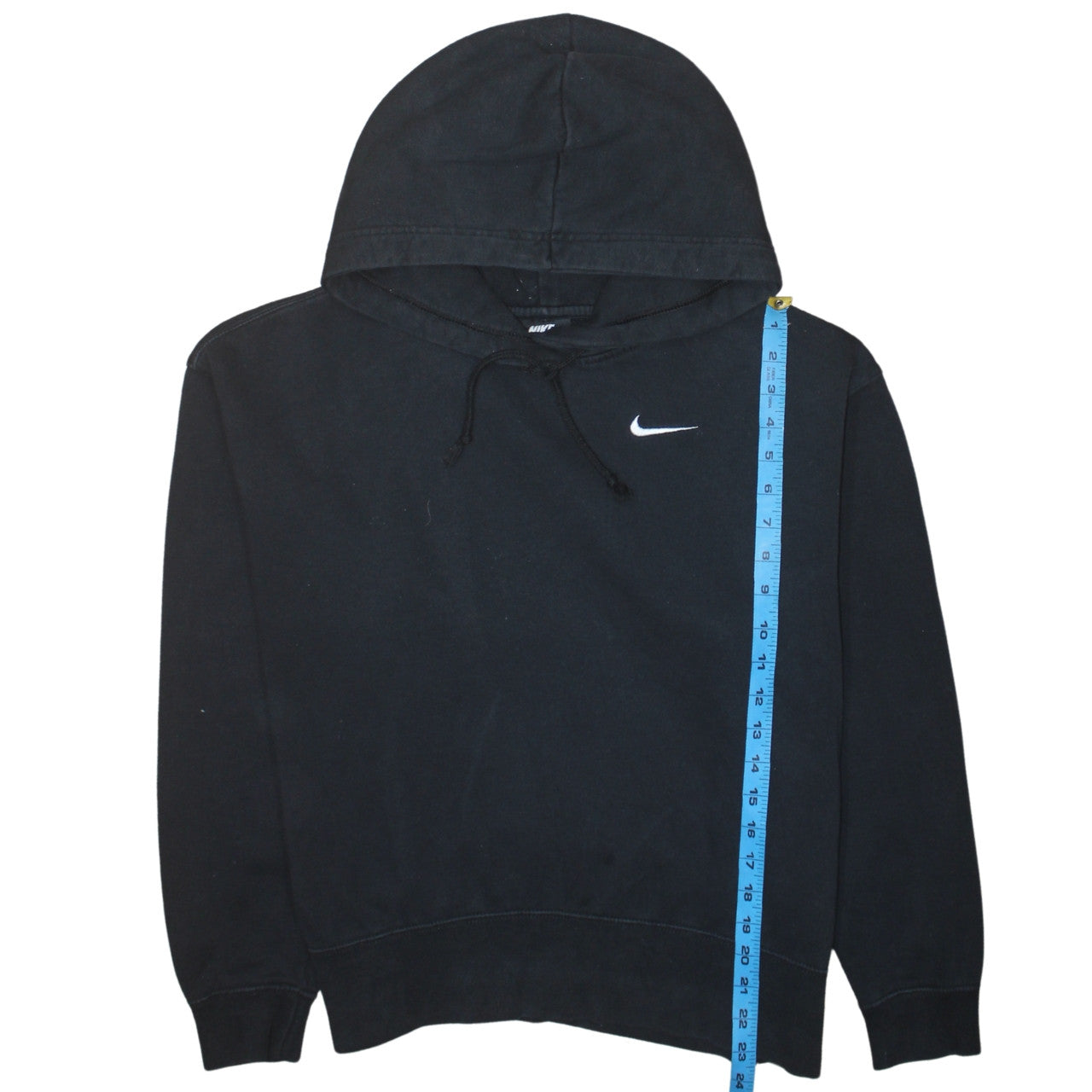 Nike Women's Black Small Pullover Hoodie Cotton Blend Lined