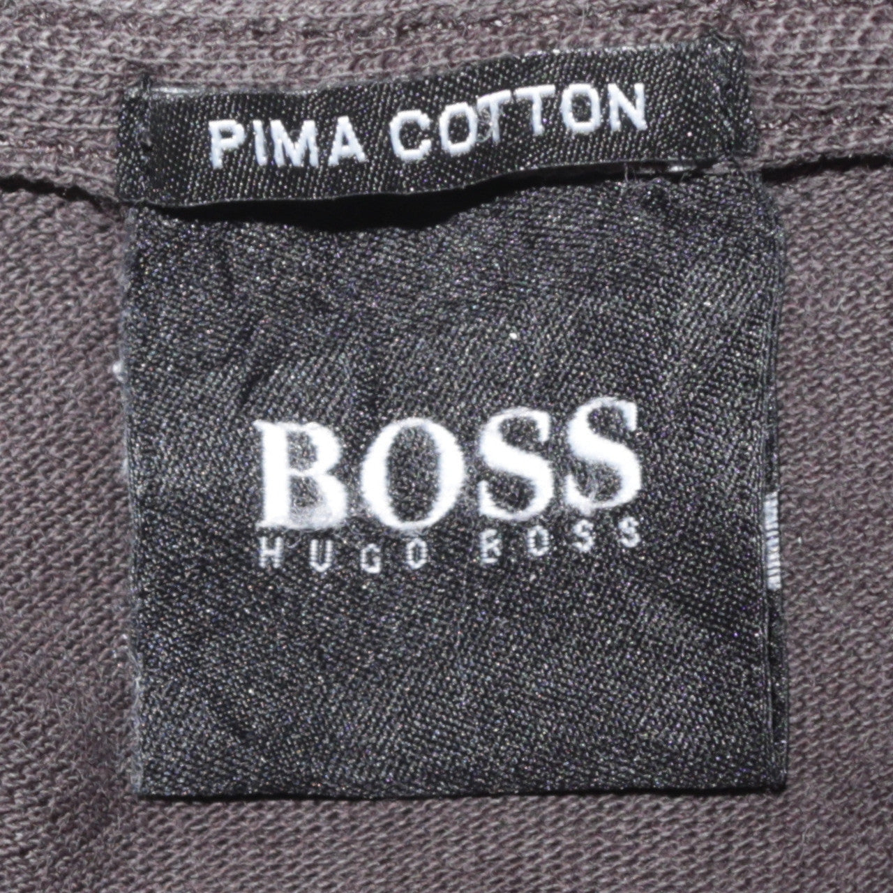Hugo Boss Men's Brown Pima Cotton Polo Shirt Size L