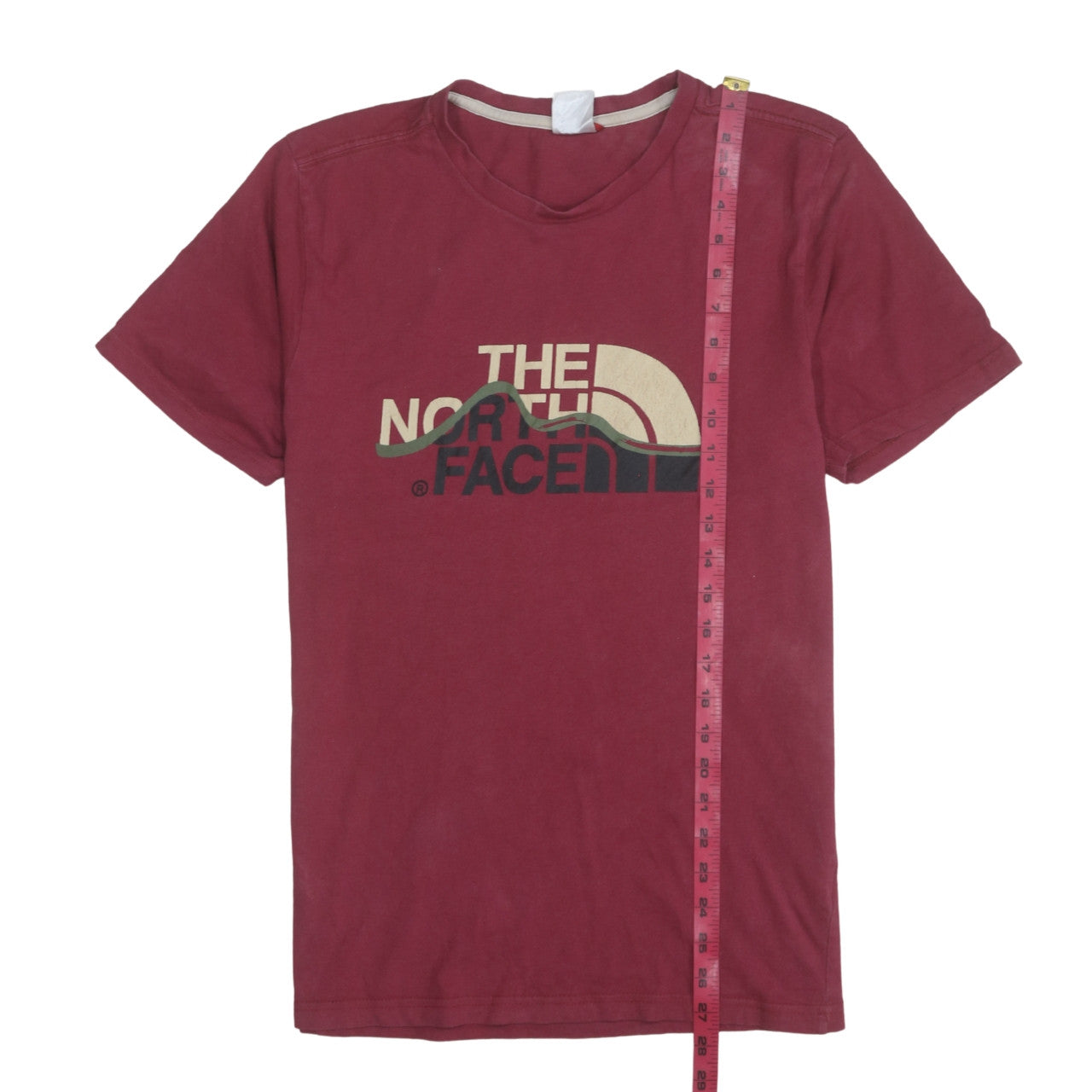 The North Face Men’s Red Crew Neck Graphic T-Shirt Size L